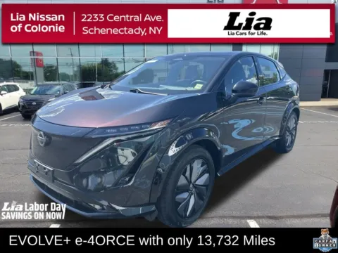 Green 2024 Nissan Ariya EVOLVE+ e-4ORCE for sale in Schenectady, NY
