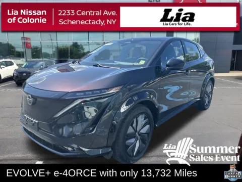 Green 2024 Nissan Ariya EVOLVE+ e-4ORCE for sale in Schenectady, NY