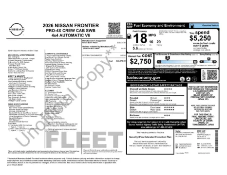 More photos of 2026 Nissan Frontier PRO-4X at Lia Nissan of Colonie, NY