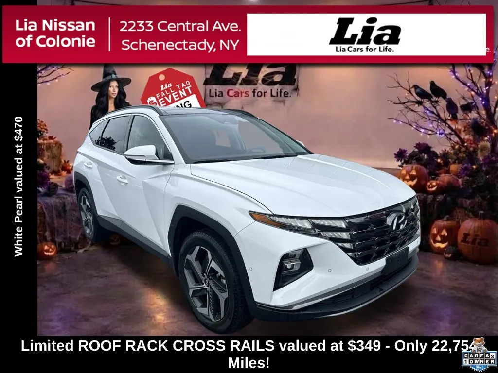 White 2024 Hyundai Tucson Limited for sale in Schenectady, NY