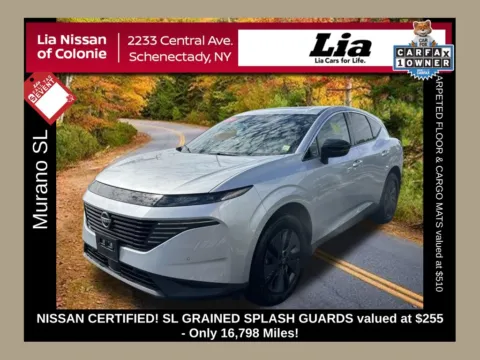 Silver 2025 Nissan Murano SL for sale in Schenectady, NY