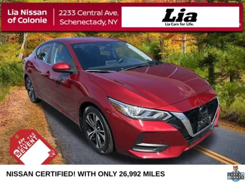 Red 2023 Nissan Sentra SV for sale in Schenectady, NY