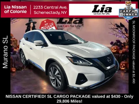 White 2023 Nissan Murano SL for sale in Schenectady, NY