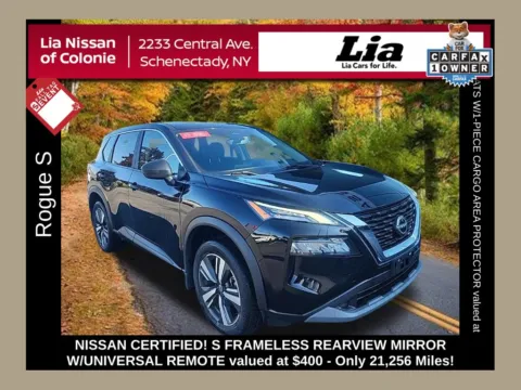 Black 2023 Nissan Rogue S for sale in Schenectady, NY