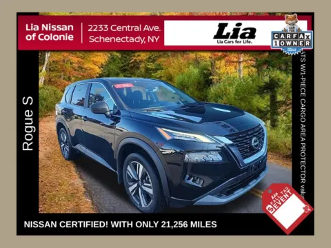 Black 2023 Nissan Rogue S for sale in Schenectady, NY