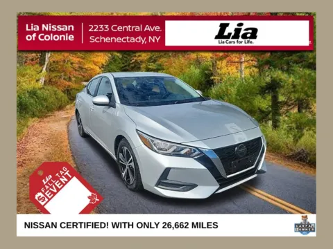 Silver 2023 Nissan Sentra SV for sale in Schenectady, NY
