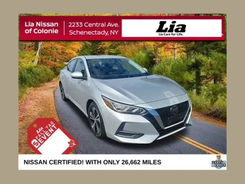 Silver 2023 Nissan Sentra SV for sale in Schenectady, NY