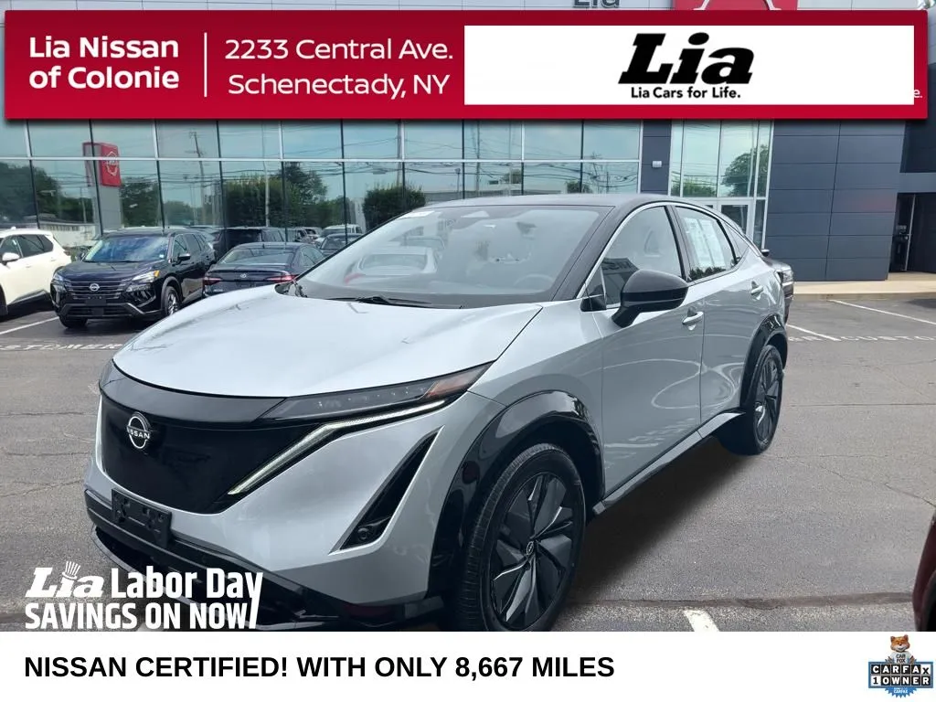 Silver 2023 Nissan Ariya ENGAGE for sale in Schenectady, NY