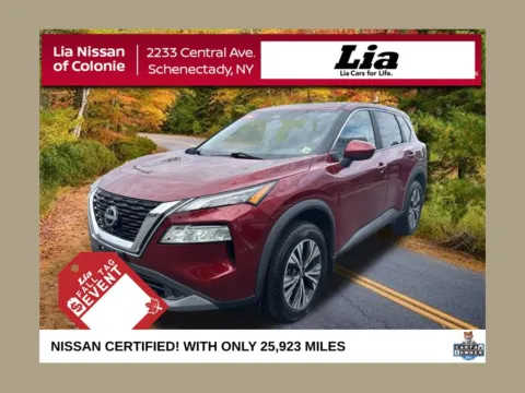 Red 2023 Nissan Rogue SV for sale in Schenectady, NY