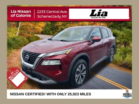 Red 2023 Nissan Rogue SV for sale in Schenectady, NY
