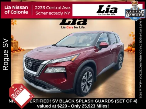 Red 2023 Nissan Rogue SV for sale in Schenectady, NY