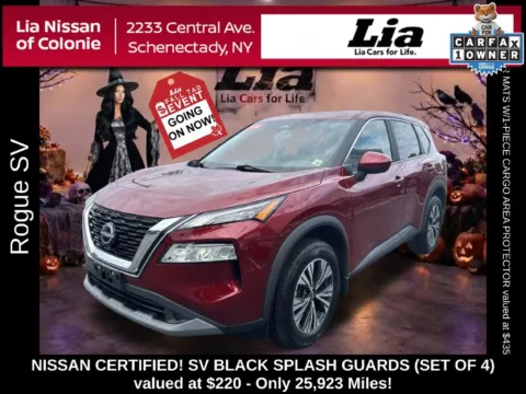 Red 2023 Nissan Rogue SV for sale in Schenectady, NY