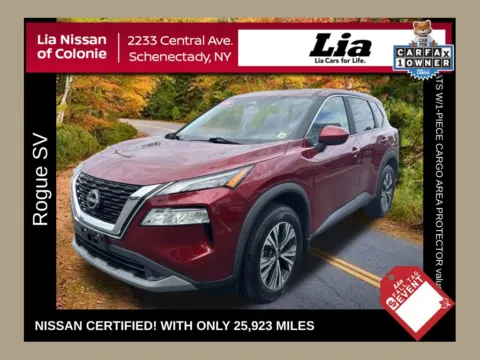 Red 2023 Nissan Rogue SV for sale in Schenectady, NY