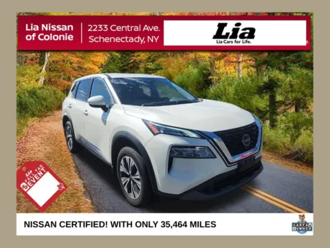 White 2023 Nissan Rogue SV for sale in Schenectady, NY