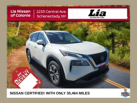 White 2023 Nissan Rogue SV for sale in Schenectady, NY