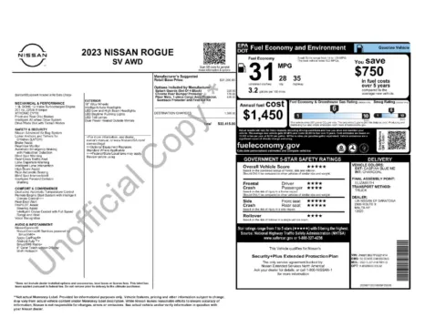 More photos of 2023 Nissan Rogue SV at Lia Nissan of Colonie, NY