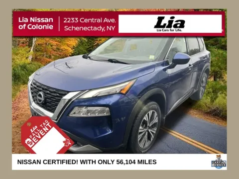 Blue 2023 Nissan Rogue SV for sale in Schenectady, NY