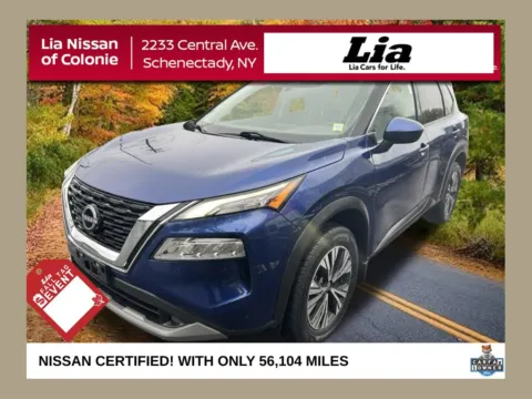 Blue 2023 Nissan Rogue SV for sale in Schenectady, NY