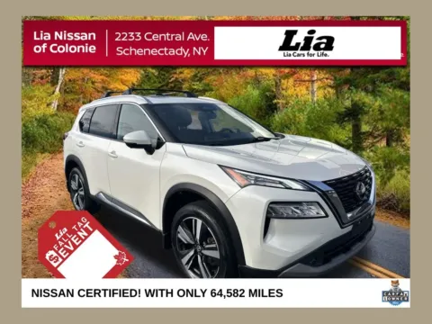 White 2021 Nissan Rogue SL for sale in Schenectady, NY
