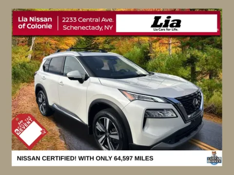 White 2021 Nissan Rogue SL for sale in Schenectady, NY