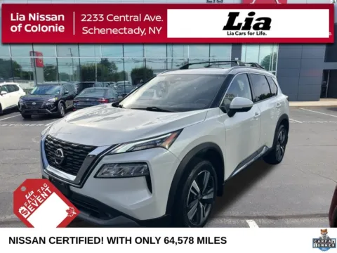 White 2021 Nissan Rogue SL for sale in Schenectady, NY