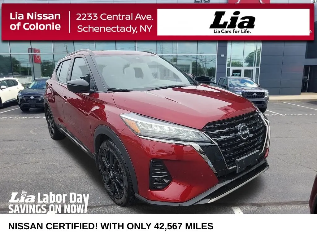 Red 2023 Nissan Kicks SR for sale in Schenectady, NY