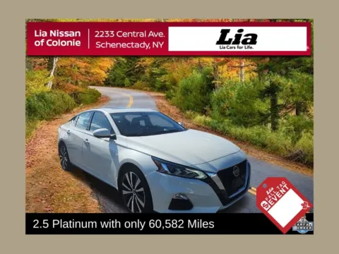 White 2019 Nissan Altima 2.5 Platinum for sale in Schenectady, NY