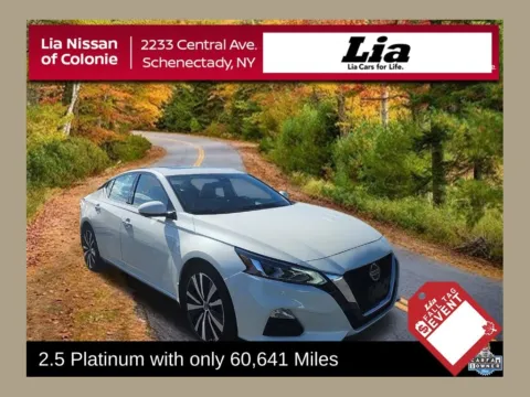 White 2019 Nissan Altima 2.5 Platinum for sale in Schenectady, NY