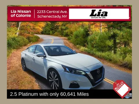 White 2019 Nissan Altima 2.5 Platinum for sale in Schenectady, NY