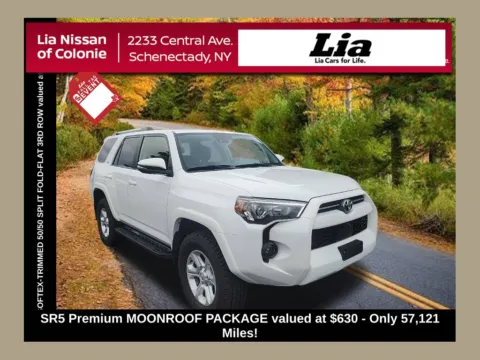 White 2024 Toyota 4Runner SR5 Premium for sale in Schenectady, NY