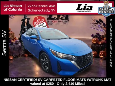 Blue 2024 Nissan Sentra SV for sale in Schenectady, NY