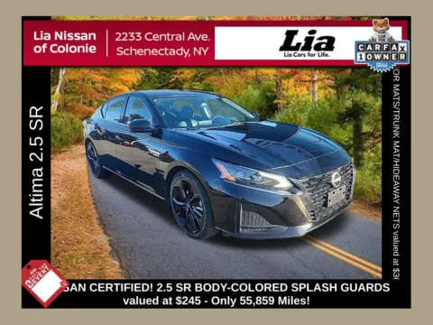 Black 2023 Nissan Altima 2.5 SR for sale in Schenectady, NY
