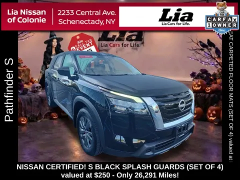 Black 2024 Nissan Pathfinder S for sale in Schenectady, NY