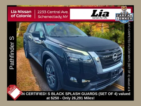 Black 2024 Nissan Pathfinder S for sale in Schenectady, NY
