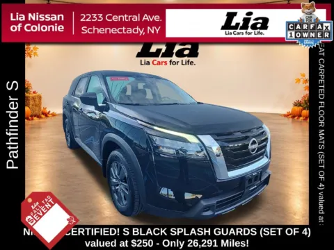 Black 2024 Nissan Pathfinder S for sale in Schenectady, NY