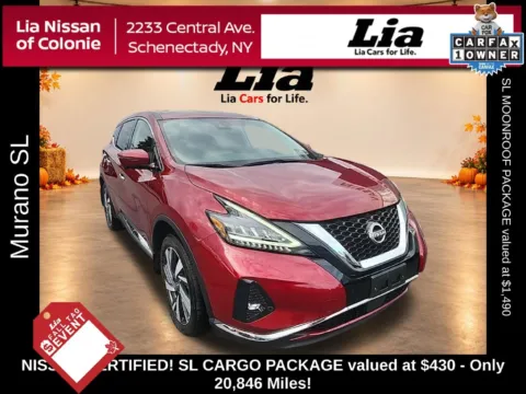 Red 2023 Nissan Murano SL for sale in Schenectady, NY