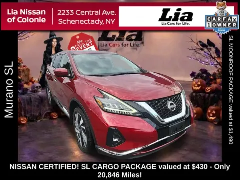 Red 2023 Nissan Murano SL for sale in Schenectady, NY