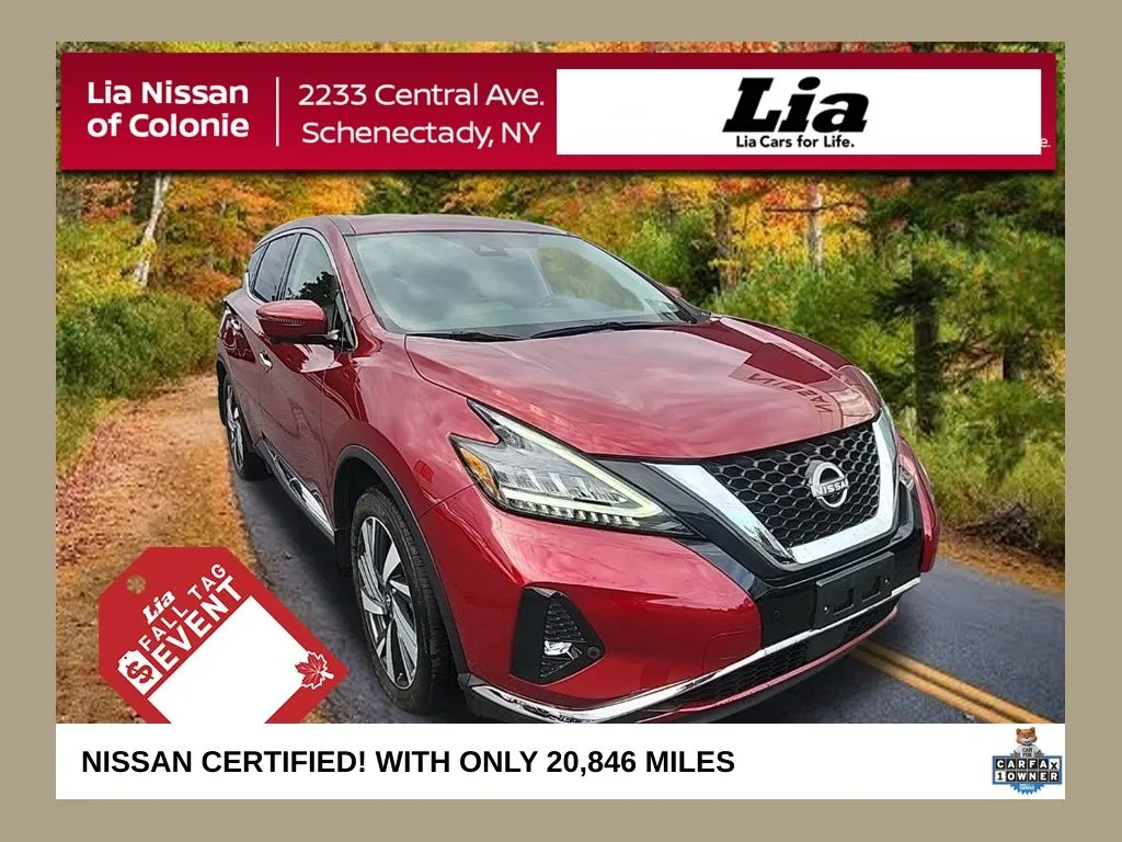 Red 2023 Nissan Murano SL for sale in Schenectady, NY