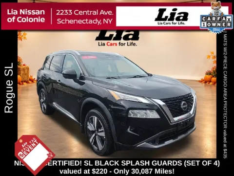 Black 2023 Nissan Rogue SL for sale in Schenectady, NY