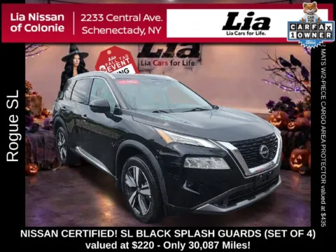 Black 2023 Nissan Rogue SL for sale in Schenectady, NY