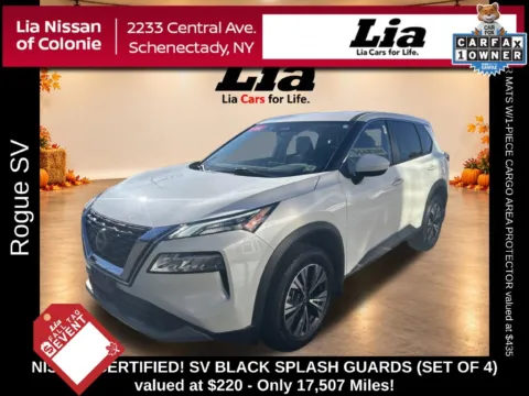 White 2023 Nissan Rogue SV for sale in Schenectady, NY
