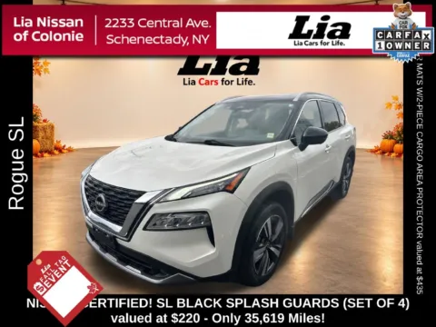 White 2023 Nissan Rogue SL for sale in Schenectady, NY