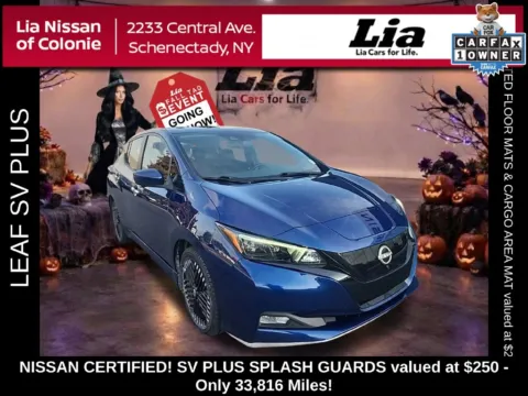Blue 2025 Nissan Leaf SV Plus for sale in Schenectady, NY