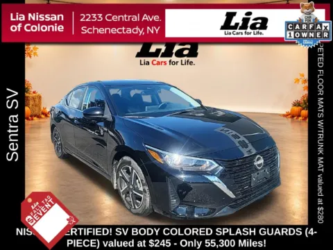 Black 2024 Nissan Sentra SV for sale in Schenectady, NY