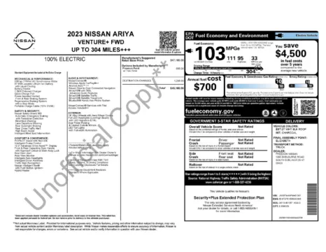 More photos of 2023 Nissan Ariya VENTURE+ at Lia Nissan of Colonie, NY