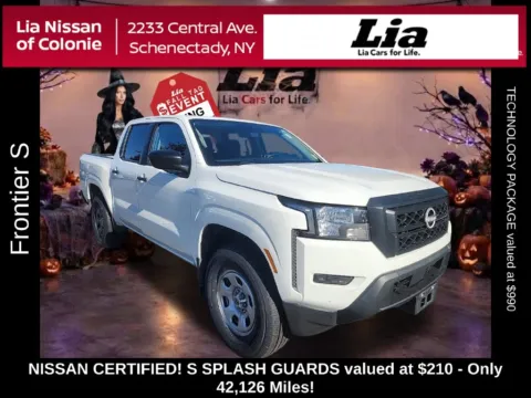 White 2022 Nissan Frontier S for sale in Schenectady, NY
