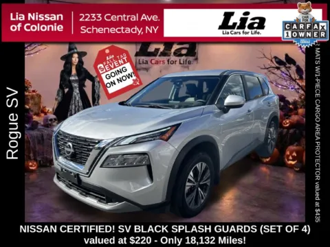 Silver 2023 Nissan Rogue SV for sale in Schenectady, NY