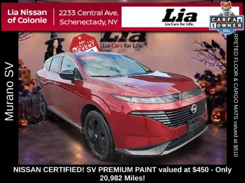 Red 2025 Nissan Murano SV for sale in Schenectady, NY