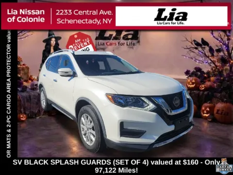 White 2018 Nissan Rogue SV for sale in Schenectady, NY