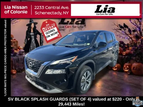 Black 2023 Nissan Rogue SV for sale in Schenectady, NY